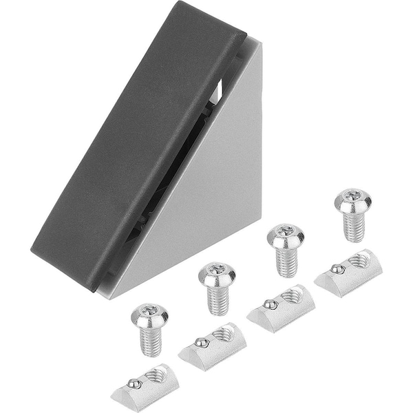 Angle 76X38X76 Zinc, Type I, Bn=8